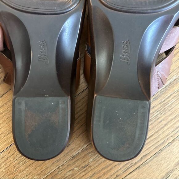 G.H. Bass & Co. MaryAnn Tan Wedge Sandals Size 9.5 - Picture 8 of 8